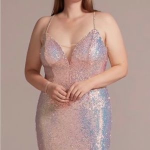 Beautiful sequins long dress